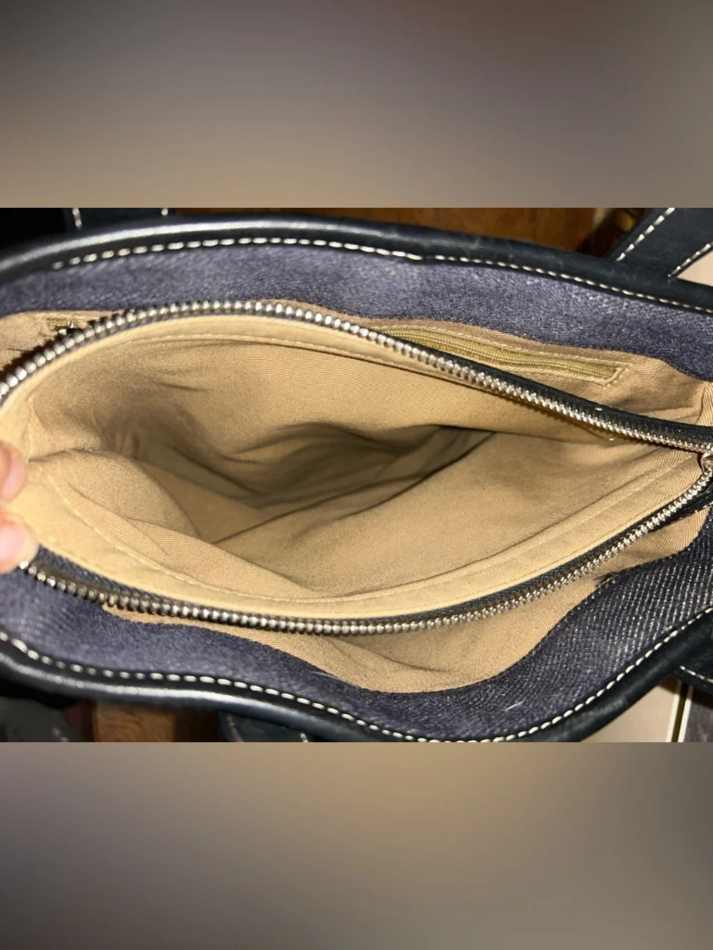 Vintage Coach Y2K Denim Small Tote - Picture 14 of 16